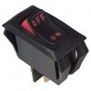 "Carling Technologies RA901-VB-B-1-V Switch, Miniature CURVETTE Rocker, SINGLE POLE, OFF-NONE-ON, .250 TAB TerminalS"