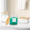 Glass Jars and Acrylic Dryer Sheet Holder, Laundry Pods Container