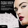8 Piece Eye Art Toolkit，Cat Eyeliner Stencils & Templates ，