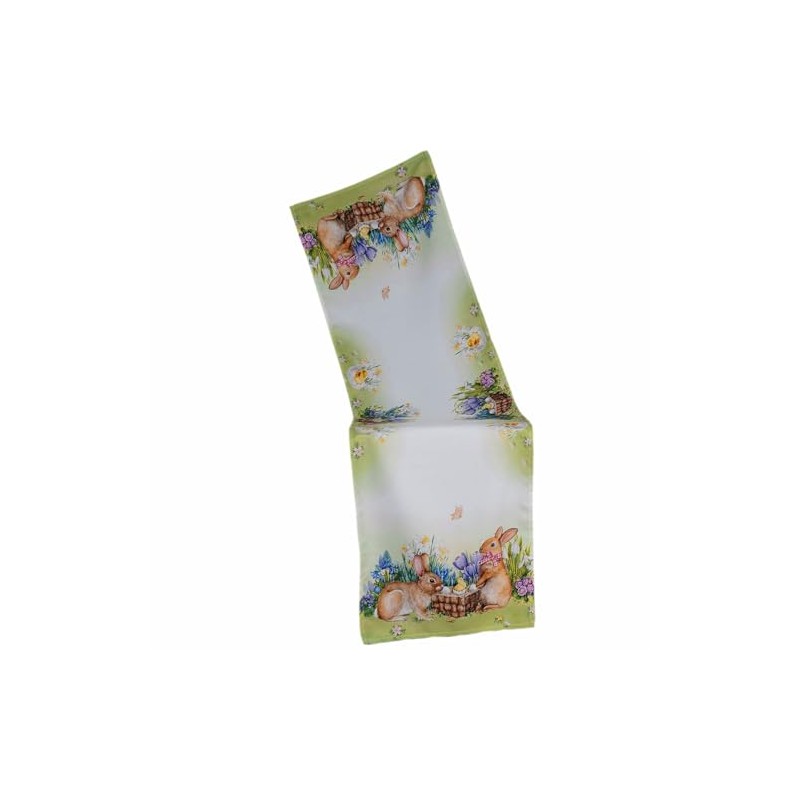 texpot Table Runner 40 x 140 cm with Print Easter
