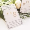 [koneko] Wrapping Mount Earring Mat Opp Bag Set with Transparent