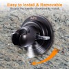 JiePai Vacuum Suction Cup Shower Head Holder,Adhesive Suction Handheld Shower