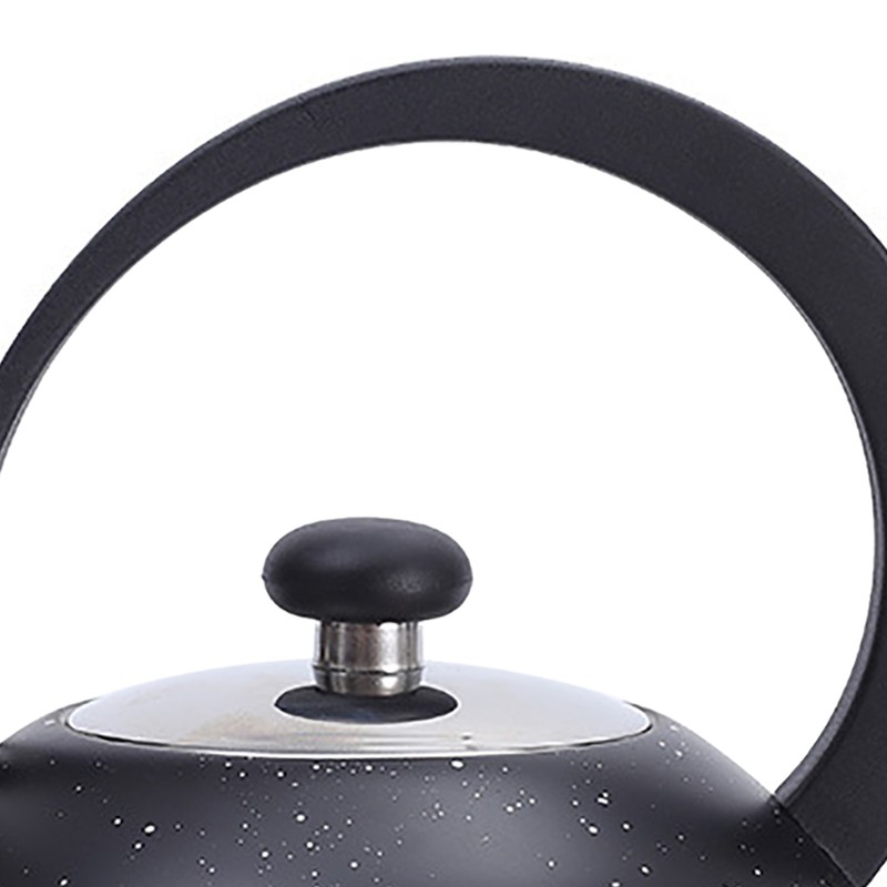 Whistling Kettle Stainless Steel Large Diameter Spout Moon Shape Handle