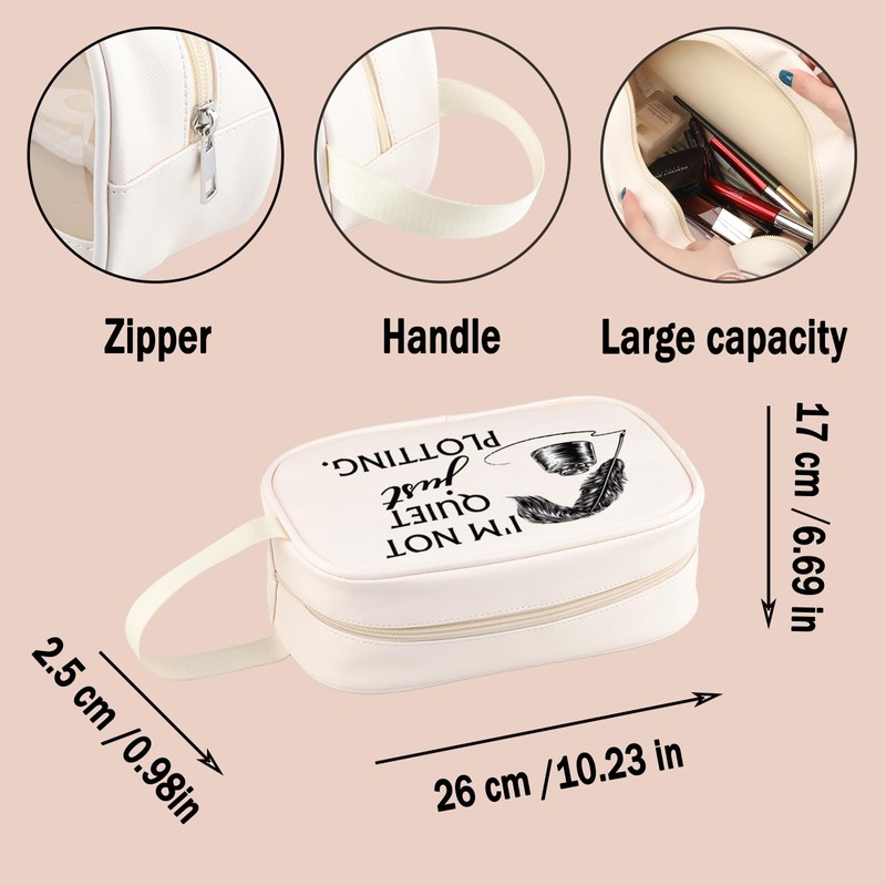 G2TUP Creative Writer Gift Don’t Stop Writing Makeup Bag Future