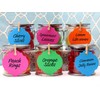 Mini Clear Plastic Paint Cans (6-Pack), Little 3-Inch Tall"Miniature" Arts,
