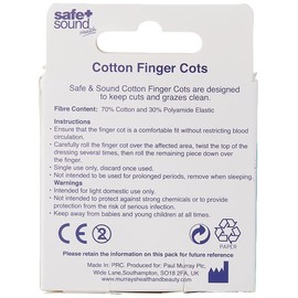 Safe & Sound Cotton Finger Cots