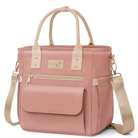 GLORIEROO Deluxe Insulated Lunch Box Bag Women - Leakproof Waterproof Cooler with Multi Pockets Removable Strap for Work Picnic - Teacher Mothers Day Christmas Birthday Gifts