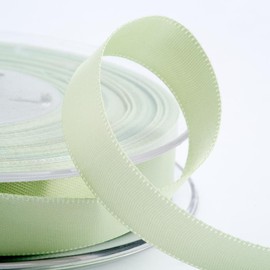 Italian Options - Satin Ribbon - Premium Double Sided - Light Green - 6mm x 25 Metre Rolls