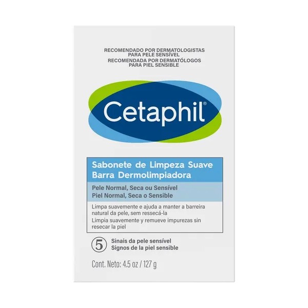 Jabón En Barra Cetaphil Dermolimpiadora De Uso Diário 127g