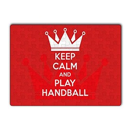 Makoroni - Keep Calm and Play Handball - Jigsaw Puzzle 80 pcs, DesU30