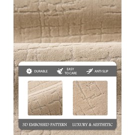 AMOAMI-Bath Mat-Super Absorbent Quick Dry Bathroom Floor Mats-Rubber Backing Washable Bath Mats for Bathroom Thin Bahtroom Rugs Fit Under Door-Bath Rug for in Fornt of Sink,Bathtub,Shower Room