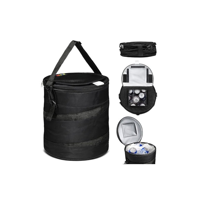 xinyee Insulated Golf Cart Cooler Bag Foldable Golf Cart Cooler