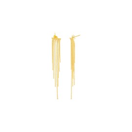 ARS-ARGENTI Earrings Women Girls Sterling Silver 925 Gold 18K Hypoallergenic, Sterling Silver Yellow Gold Stainless Steel, No Gemstone