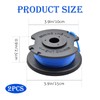 QKEINV 2 Pcs Strimmer Spool Compatible with Ryobi, String Trimmer