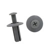 A ABSOPRO 100 Pcs 8mm Hole Gray Rivets Fastener Push