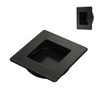 HOMOTEK 2-3/4 Inch Square Recessed Sliding Closet Door Finger Pulls,
