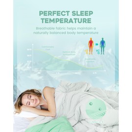 dennylife Cooling Comforter Twin Size, Double-Sided Cool Touch Cooling Blanket for Hot Sleepers, Q-Max 0.4 Summer Breathable Cooling Quilt, Oeko-TEX Certified, CS-TN1-LGN1