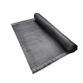 Carbon Fiber Fabric Roll 6.5ft x 12”Fabric Mesh Carbon Fiber Cloth 12k/400g Plain Weave Carbon Fiber Sheet Pure Fabric Roll for Cars for Structural Reinforcement on Concrete Walls, Basements, Boats DI