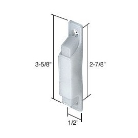 CRL CRL Sliding Window Latch and Pull; 2-7/8" Screw Holes for Air Control (Keller) Windows
