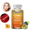 Vitamin E 1000IU Capsules Fat-soluble Vitamin Supports Skin, Face and Immune Health Antioxidant non-GMO Gluten Free, 2 Count, 60 Tablets / 비타민 E 1000IU 캡슐 지용성 비타민 피부 얼굴 및 면역 건강 지원 항산화 non-GMO 글루텐 프리, 2개, 60정
