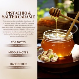 HANOLLY Car Air Freshener Hanging 2 Pack – Pistachio & Salted Caramel Car Essential Oil Diffuser Scent, Cute Car Air Fresheners for Women, 45+ Days Long Lasting Fragrance, Car Air Freshener Value Pack