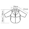 Artec 18314 Soft Satin Jacket, White, Costume, Cosplay, Recitals, Play