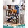 viewcare Boot Rack, Brown Boot Rack Organizer Tall Boots with
