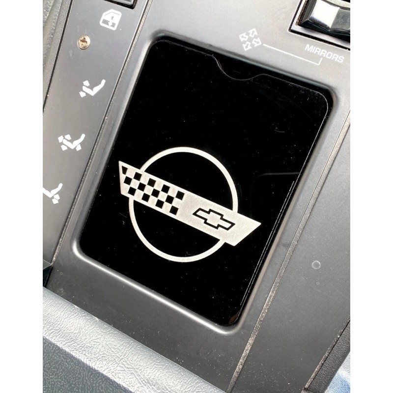 TACCOM C4 Corvette Center Console Cover BLACK (1984 - 1989)