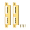 sourcing map Door Strike Plate, 2Pcs 145mm x 37.5mm 201