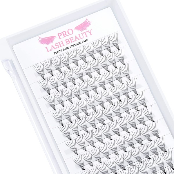 Pre Made Fan Eyelash Extensions 7D-D-0.07-8-15 Pointy Base Premade Fans