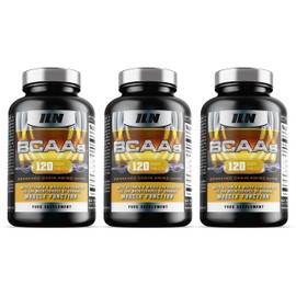 BCAA Tablet - BCAAs (360 Tablets) - 2400mg BCAAs per Serving - BCAA Amino Acids with Vitamin D for Normal Muscle Function - Suitable for Vegans & Vegetarians (Pack of 3)