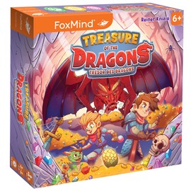 FoxMind Games: Treasure of The Dragons, Memory Family Game, 2-5 Players, Ages 6 and up