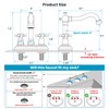 gotonovo 4 Inch Centerset Bathroom Sink Faucet with Double Cross