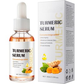 Sérum De Cúrcuma Para Manchas Oscuras 30 Ml, Sérum Corrector De Manchas Oscuras De Cúrcuma Para Rostro Y Cuerpo, Sérum Facial Antiedad Para Mujeres Y Hombres, Reduce La Hiperpigmentación, Las