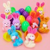 Enchanted Bunny Surprise: Mystery Egg Keychains - Style: Single Egg