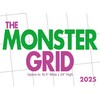 2025 Monster Grid Wall Calendar