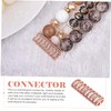 Gatuida 10pcs Decorative Watchband Connectors Watch Accessories for Easy Install