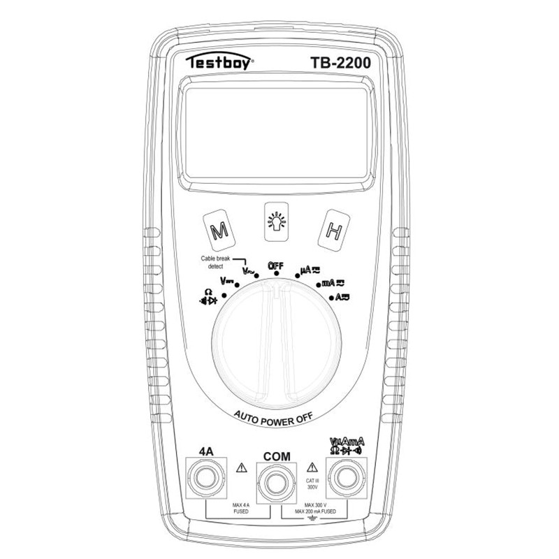 Testboy 2200 Digital Multimeter