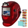 TRQWH True Color Welding Helmet & Waterproof Gear Bag, Shade