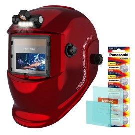TRQWH True Color Welding Helmet & Waterproof Gear Bag, Shade 4/9-13
