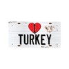 McMug - I Love Turkey - Metal Sign, Decorative Sign,