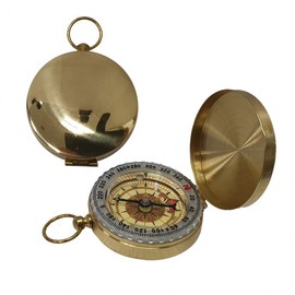 Daesin G50 Level Gold Pocket Compass compass