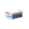 Superio Clear Storage Box with Lid, 22 Quart Plastic Container