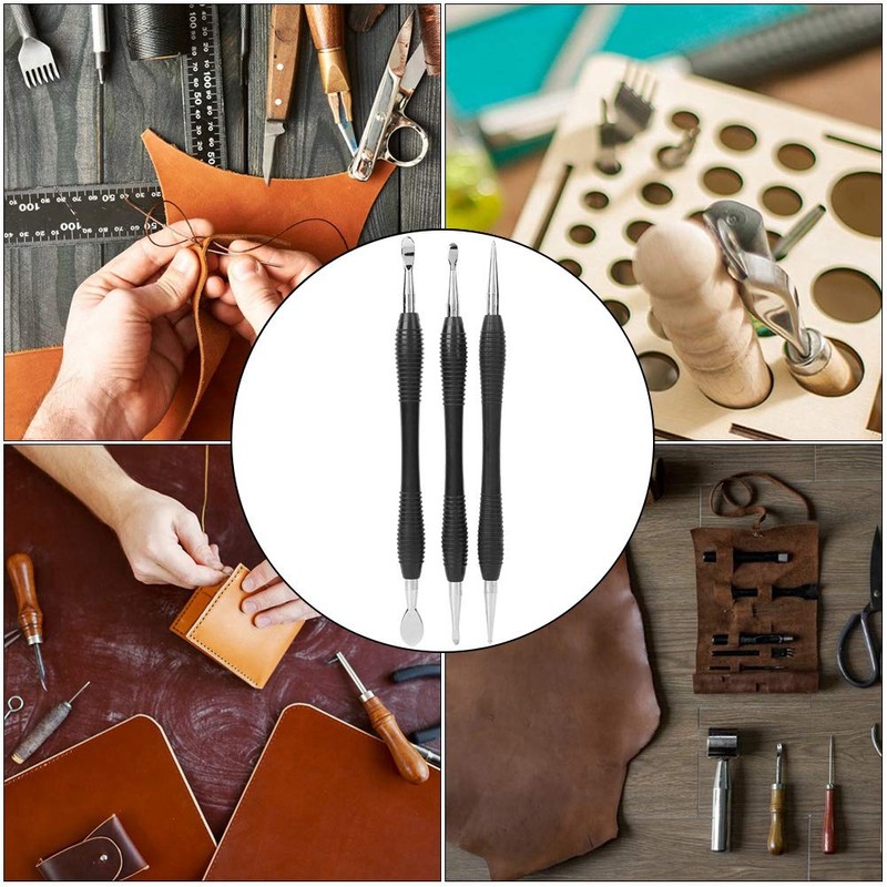 Leather Press Rub Tool Carving Printing Tool Modelling Spoon Carving