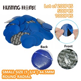 Hunting Horse 500 PCS Small Size (1-3/4") Round Radial Repair Tire Patches