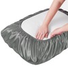 Manyshofu Satin Pillowcases for Hair Protection - 1Pcs Grey Pillow
