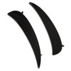 Gloss Black Front Bumper Fog Grille Air Vent Trims Replacement