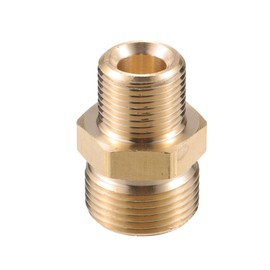 VekAuto Pressure Washer Connector, G3/8" to M22x1.5 Male Adapter Brass Screw Hose Connector Universal for Pressure Washer Quick Connect Brass Copper Tone