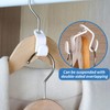 50 Pcs Hanger Connecting Hooks, Coat Space Saving Clothes Hook