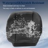 NLQR Front Driver Side Seat Bottom Seat Cover Black Microfiber